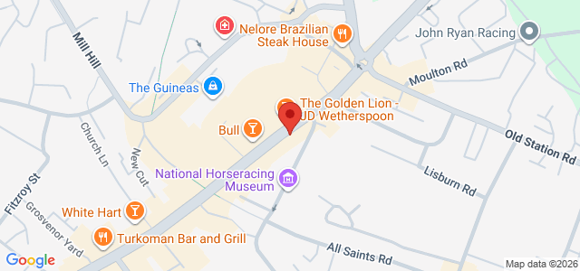 Map showing Indian Habibi in Newmarket
